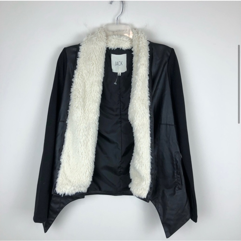 Jack BB Dakota Henderson Faux Leather Fur Jacket